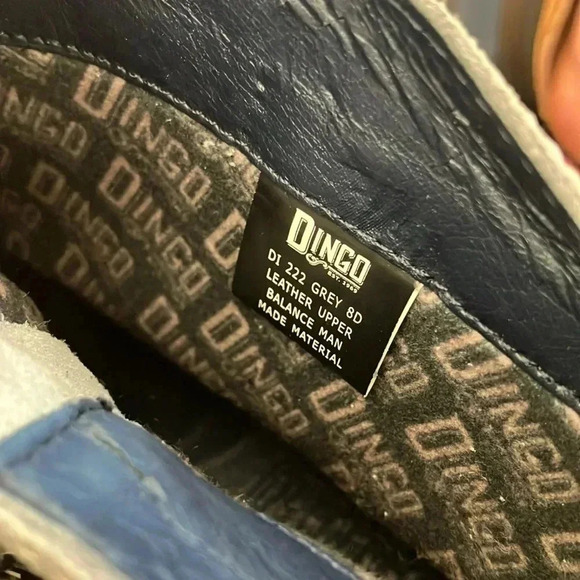 Dingo grey alligator  leather ankle boots - Picture 4 of 8